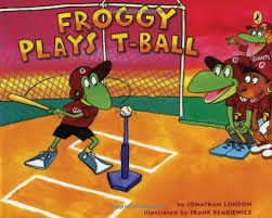 froggy plays t-ball